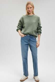 Mavi Açık Haki Kadın Sweat 1611656-80692 - Mavi (1)