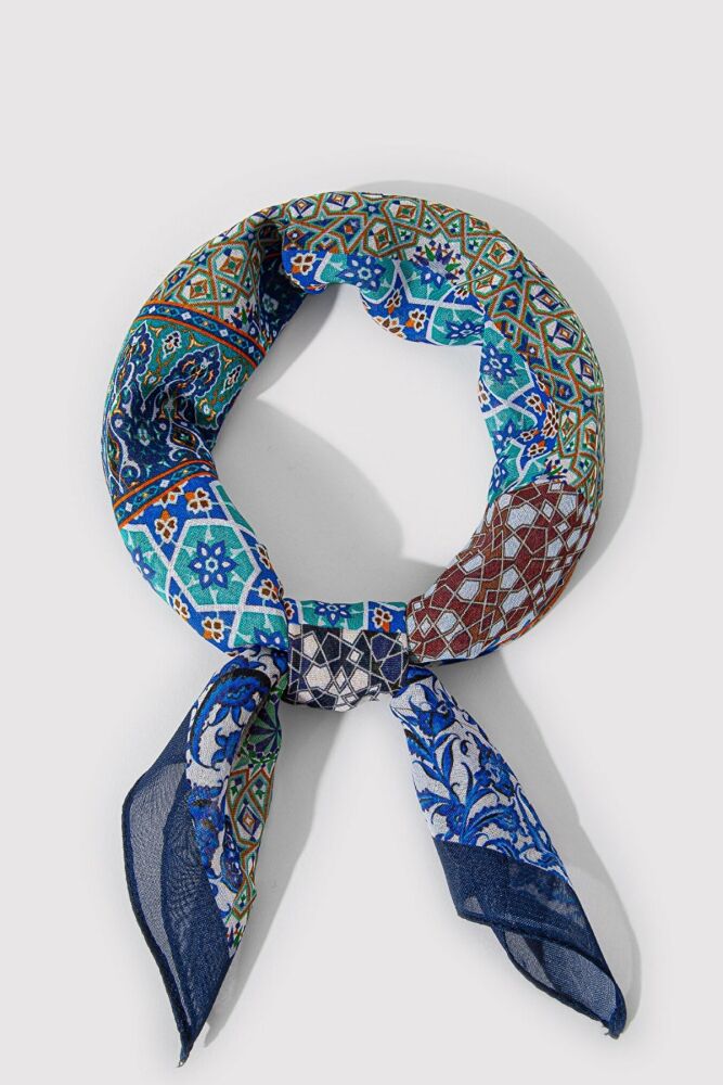 Mavi Açık Mavi Kadın Bandana 1911813-82050 - 4