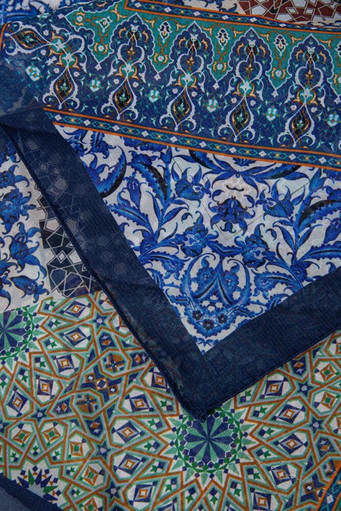 Mavi Açık Mavi Kadın Bandana 1911813-82050 - 5