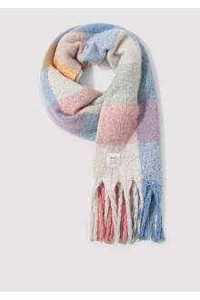 Mavi Açık Pembe Kadın Atkı 1911734-82952 - Mavi (1)