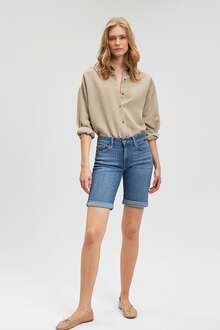 Mavi Alexıs Used Gold Kadın Jeans Şort 1441531330 - 1