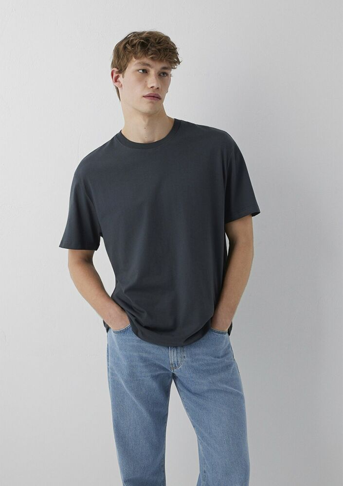 Mavi Antrasit Basic Loose Fit Erkek Tişört 066249-91268