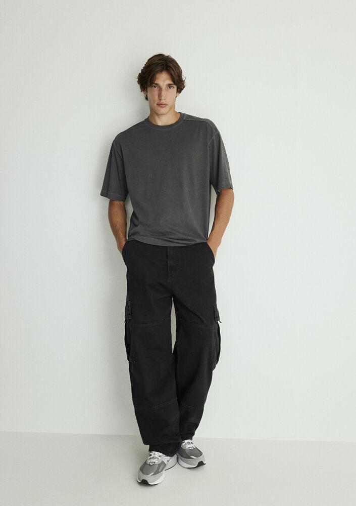 Mavi Austin Mv91 Street Antrasit Baggy Normal Bel Daralan Paça Erkek Jean Pantolon 0011214-88538 (1)