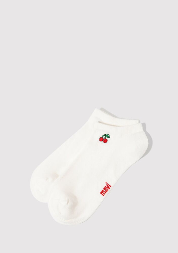 Mavi Babet Beyaz Kadın Çorap 1913155-620