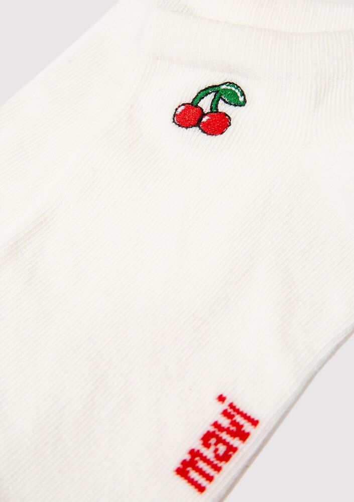 Mavi Babet Beyaz Kadın Çorap 1913155-620 (1)