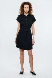 Mavi Barbara Black Used Gold Kadın Jean Elbise 130548-81268 - 2