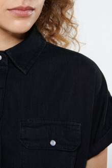 Mavi Barbara Black Used Gold Kadın Jean Elbise 130548-81268 - 4