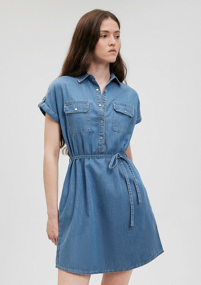 Mavi Barbara Lt Denim Kadın Elbise 130548-26176 - 2