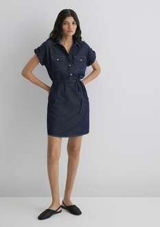 Mavi Barbara Summer Rinse Denim Elbise 130548-28636 - 1