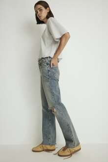 Mavi Barcelona Lt Used College Kadın Jean Pantolon 101047-87758 - Mavi (1)