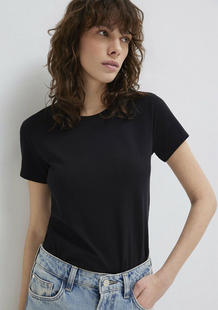 Mavi Basıc Kadın T-shırt_siyah 162767-900