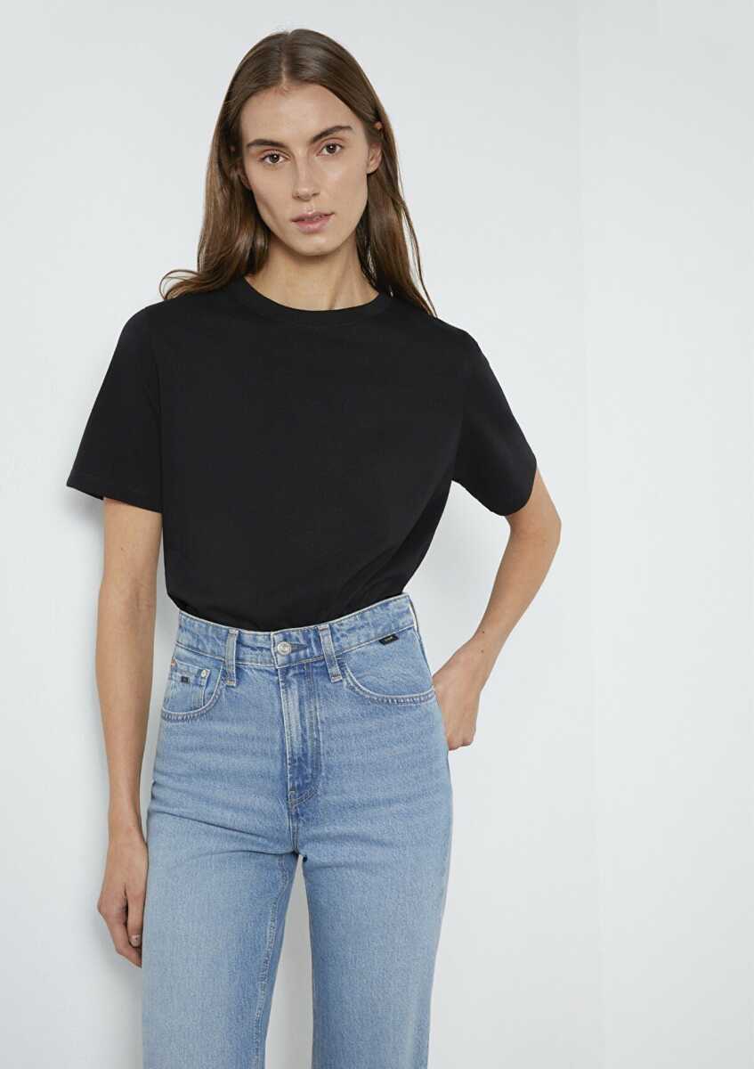 Mavi Basıc Siyah Kadın Tişört 1600965-900