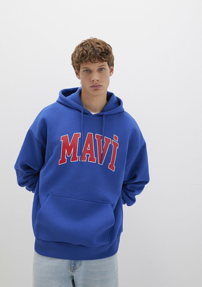 Mavi Baskılı Erkek Sweat 067149-70907 (1)