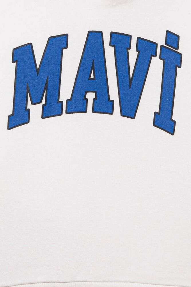 Mavi Baskılı Kapişonlu Çocuk Sweat 6610110-70057 - 5