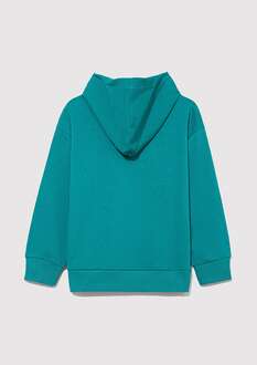 Mavi Baskılı Kapüşonlu Çocuk Sweat 6S10113-32449 - 2