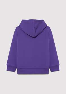 Mavi Baskılı Kapüşonlu Çocuk Sweat 6S10113-70692 - 2