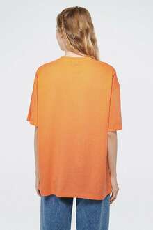Mavi Baskılı Monck Orange Kadın Tişört 1600843-71407 - 7