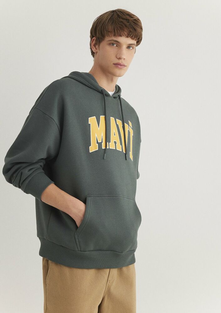 Mavi Baskılı Yeşil Erkek Sweat 067149-71598 (1)