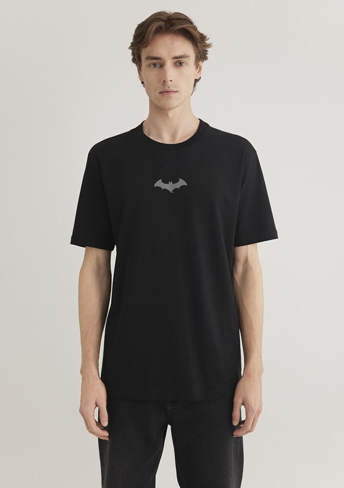 Mavi Batman Feflektör Baskılı Erkek Tişört 066878-900 - 3