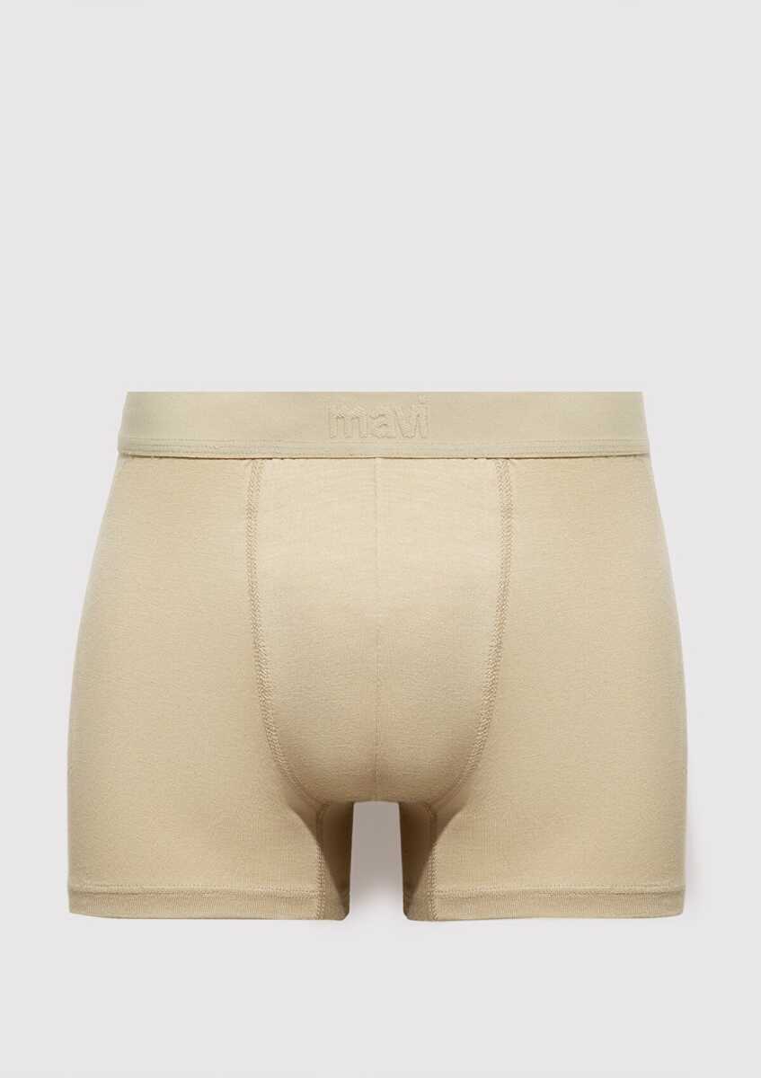 Mavi Bej Basic Bambu Erkek Boxer 0911853-70185