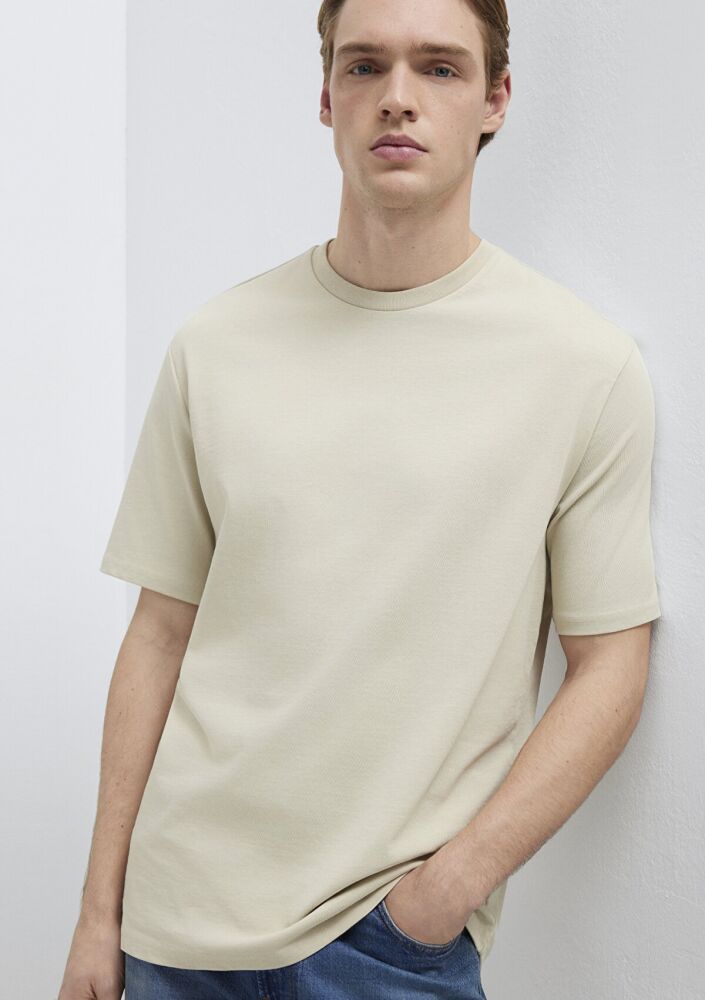 Mavi Bej Basic Loose Fit Erkek Tişört 0611924-70322