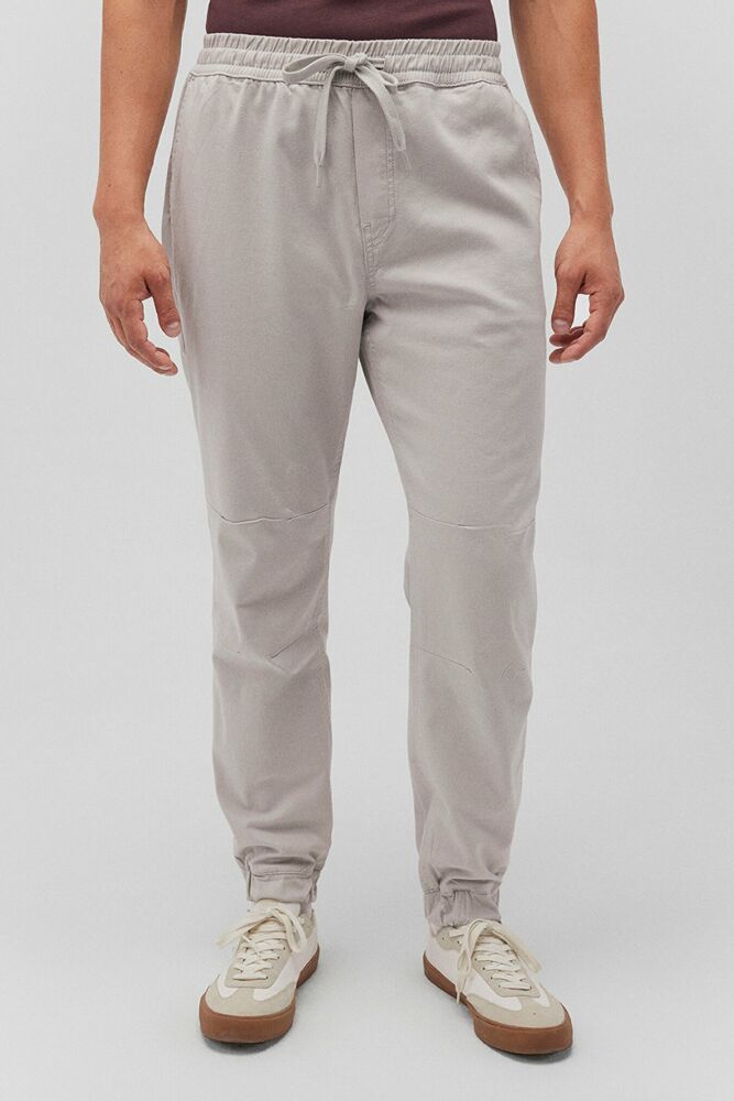 Mavi Beli Lastikli Açık Gri Erkek Pantolon 000169-70074 - 3