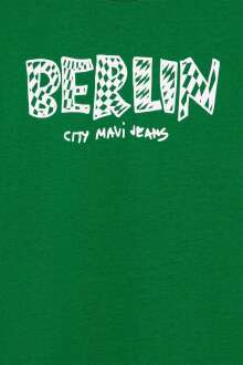 Mavi Berlin Baskılı Yeşil Çocuk Tişört 6610133-85916 - 3