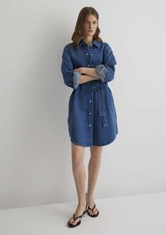 Mavi Bertına Mid Blue Classic Denim Kadın Jean Elbise 1310618-89426 - 1