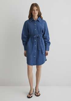 Mavi Bertına Mid Blue Classic Denim Kadın Jean Elbise 1310618-89426 - 5