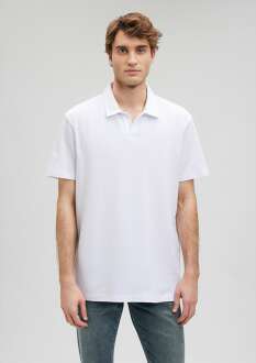 Mavi Beyaz Erkek Polo Tşört 0611904-620 - 3