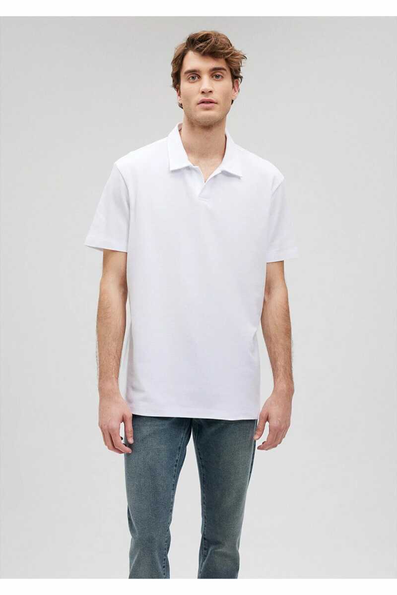Mavi Beyaz Erkek Polo Tşört 0611904-620