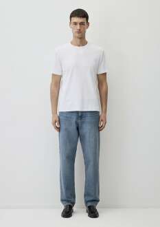 Mavi Beyaz Erkek Tişört 0612593-620 - Mavi (1)