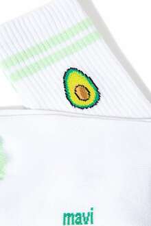 Mavi Beyaz Kadın Soket Çorap 1912411-620 - Mavi (1)