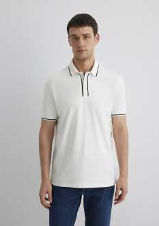 Mavi Beyaz Polo Erkek Tişört 0612648-70057 - 5