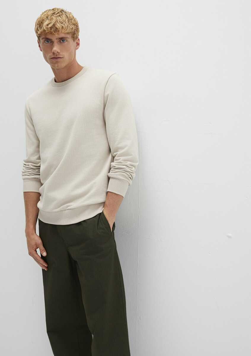 Mavi Bisiklet Yaka Bej Erkek Sweat 0S10457-35111