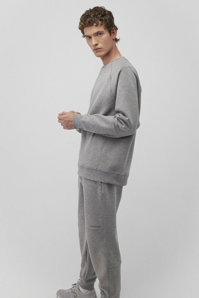 Mavi Bisiklet Yaka Gri Melanj Erkek Sweat 0S10295-80018 - 2