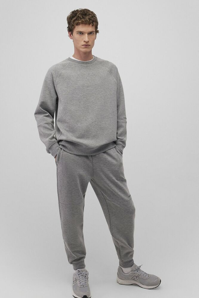 Mavi Bisiklet Yaka Gri Melanj Erkek Sweat 0S10295-80018 - 3