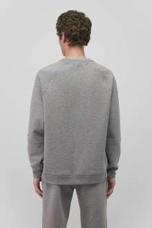 Mavi Bisiklet Yaka Gri Melanj Erkek Sweat 0S10295-80018 - 5