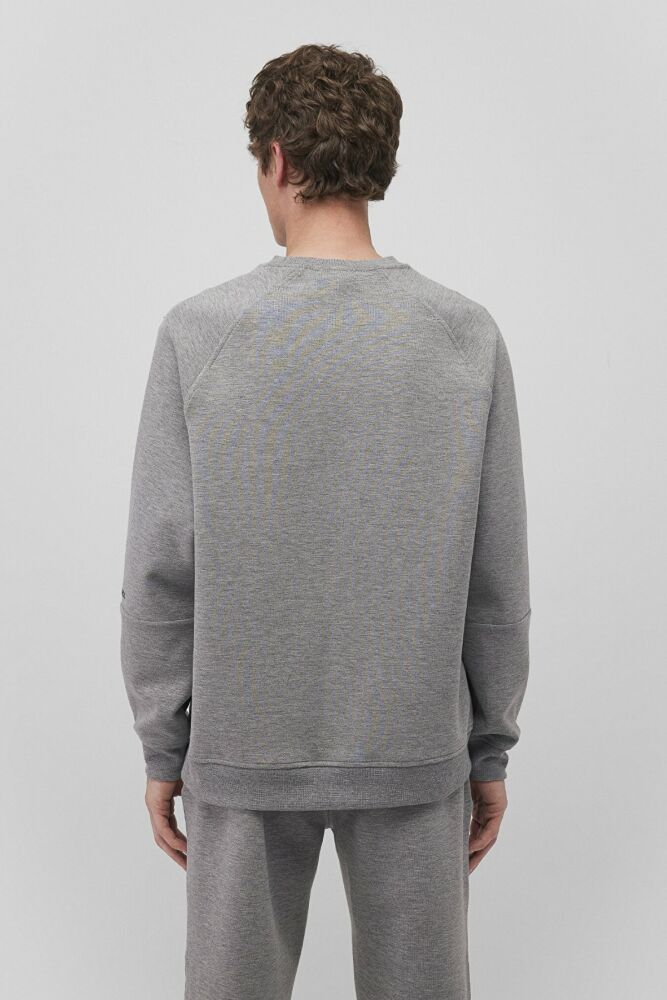 Mavi Bisiklet Yaka Gri Melanj Erkek Sweat 0S10295-80018 - 5