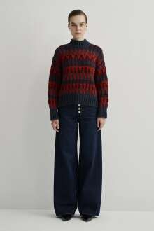 Mavi Bisiklet Yaka Kadın Kazak 1710585-84182 - Mavi (1)