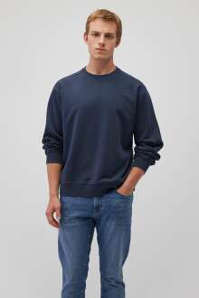 Mavi Bisiklet Yaka Kolej Mavi Erkek Sweat 0S10162-87822 - Mavi (1)