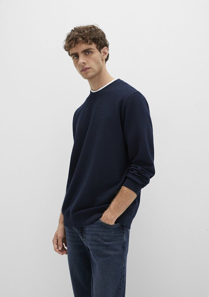 Mavi Bisiklet Yaka Lacivert Regular Fit Erkek Sweat 0S10480-80872 (1)