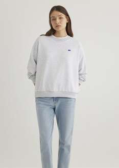 Mavi Bisiklet Yaka Logo Açık Gri Kadın Sweat 1S10087-80196 - 2