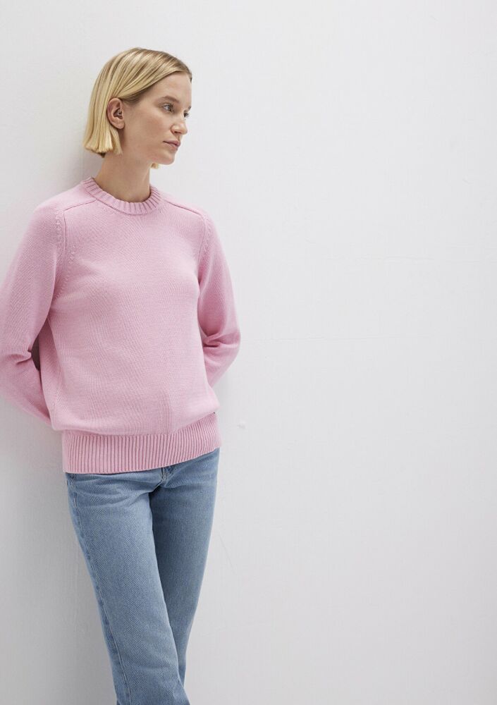 Mavi Bisiklet Yaka Pembe Kadın Kazak 1710726-70972