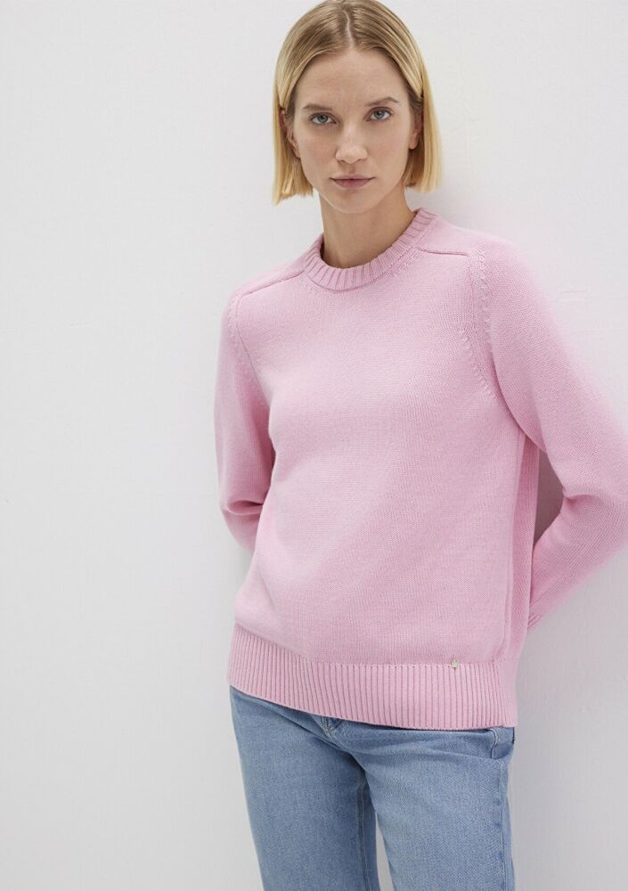 Mavi Bisiklet Yaka Pembe Kadın Kazak 1710726-70972 (1)