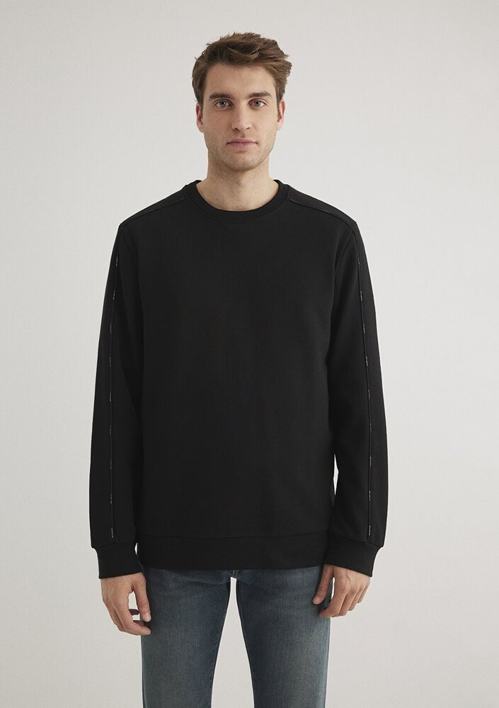 Mavi Bisiklet Yaka Siyah Erkek Sweat 0S10329-900 - 3