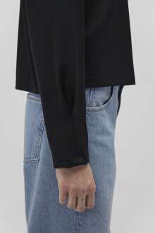 Mavi Bisiklet Yaka Siyah Kadın Sweat 1S10150-900 - 5