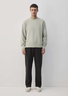 Mavi Bisiklet Yaka Taş Gri Erkek Sweat 0S10180-70146 - Mavi (1)