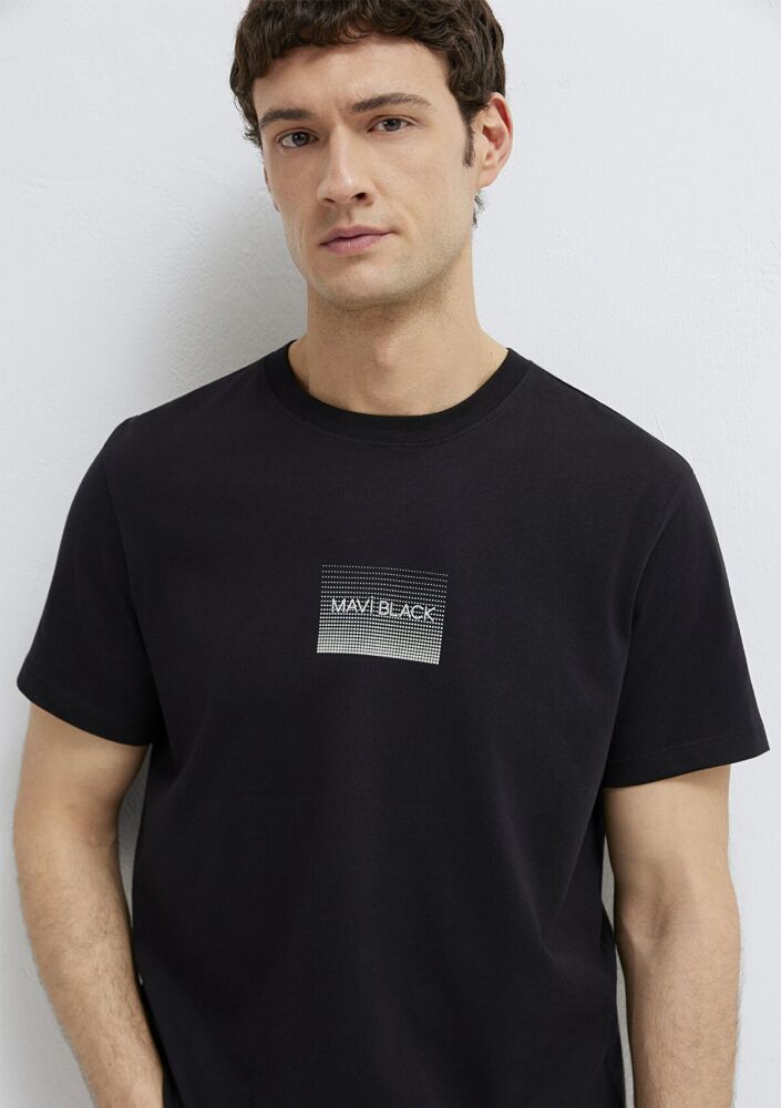 Mavi Black Baskılı Siyah Regular Fit Erkek Tişört 0613364-71379