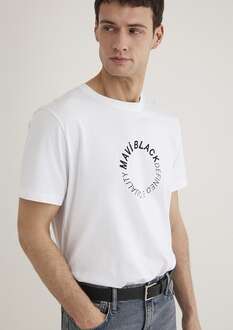 Mavi Black Beyaz Erkek Tişört 0612406-620 - 2